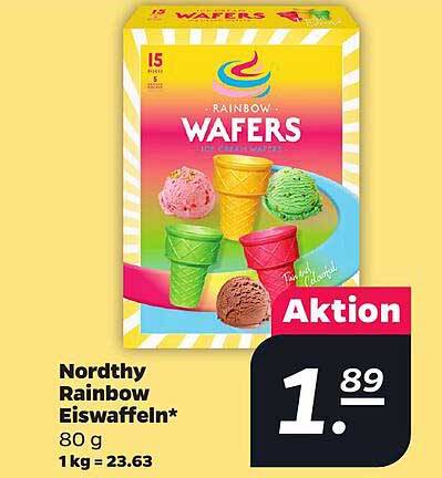 Nordthy Rainbow Eiswaffeln*