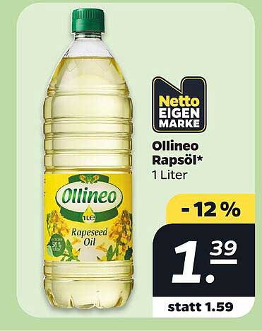 Ollineo Rapsöl* 1 Liter