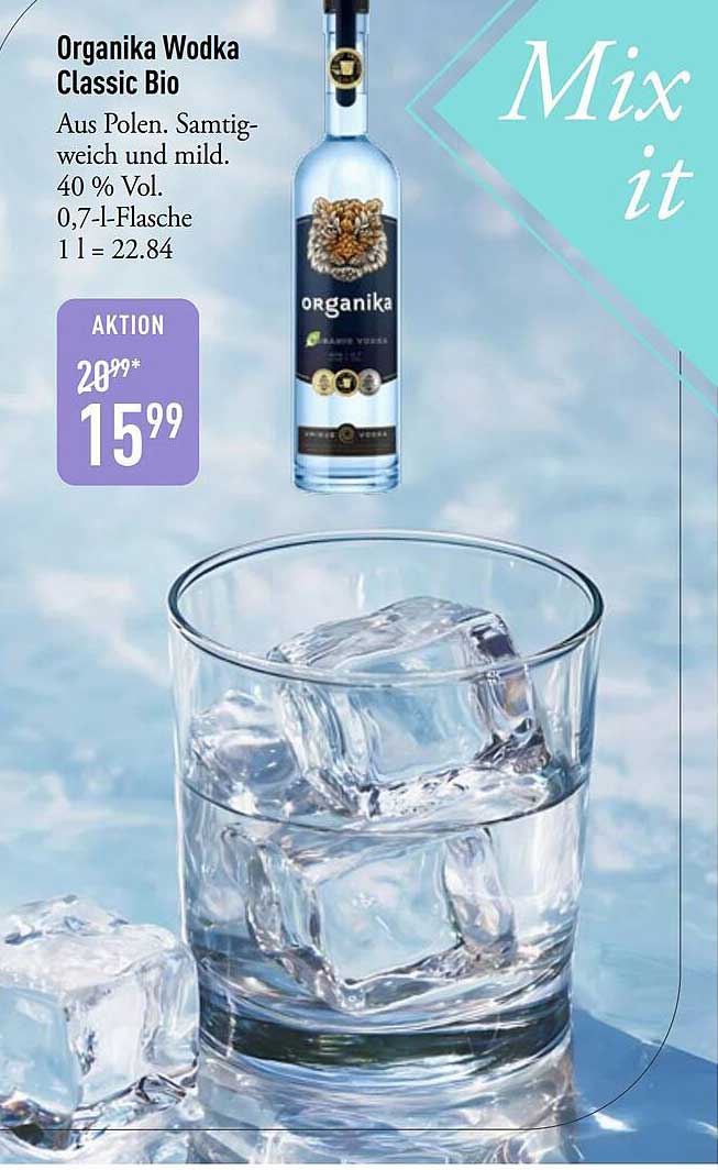 Organika Wodka Classic Bio