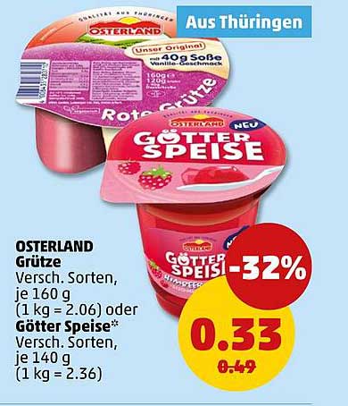 Osterland Grütze / Götter Speise