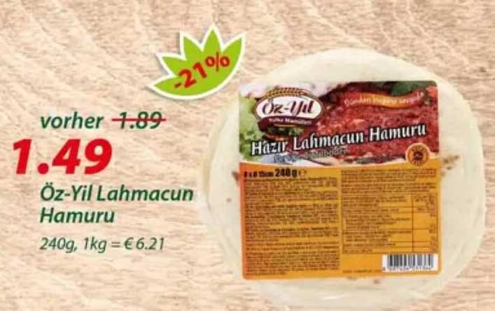 Öz-Yil Lahmacun Hamuru