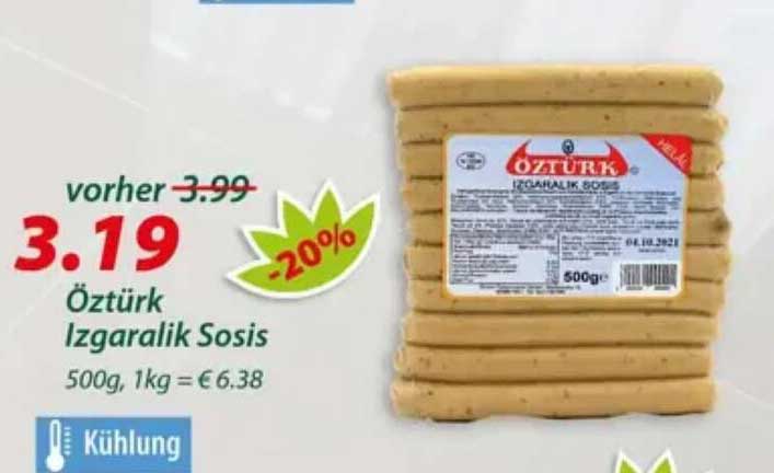 Öztürk Izgaralik Sosis
