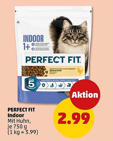 PERFECT FIT Indoor Mit Huhn, je 750 g