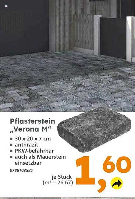 Pflasterstein „Verona M“