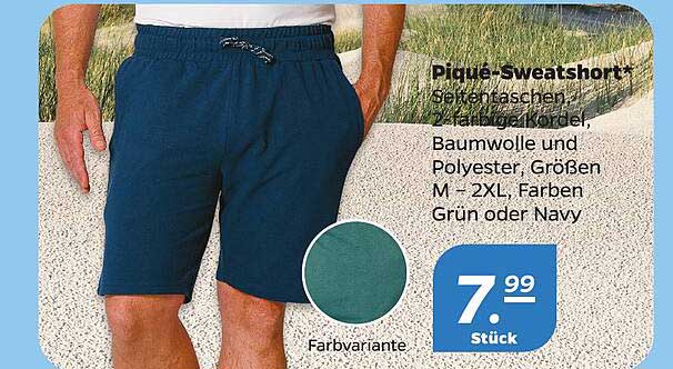 Piqué-Sweatshorts