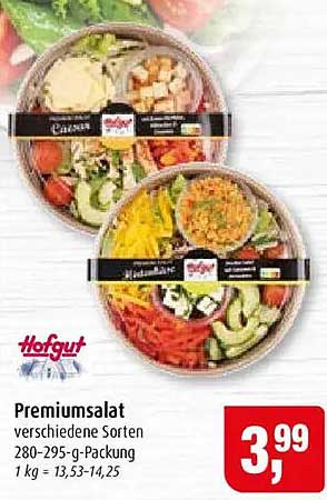 Premiumsalat verschiedene Sorten 280-295-g-Packung
