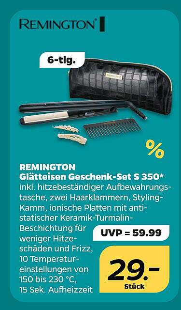 REMINGTON Glätteisen Geschenk-Set S 350*