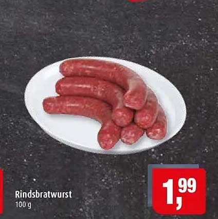 Rindsbratwurst 100 g
