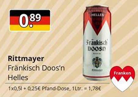 Rittmayer Fränkisch Doos'n Helles