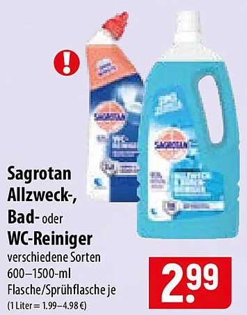 Sagrotan Allzweck-Bad- oder WC-Reiniger