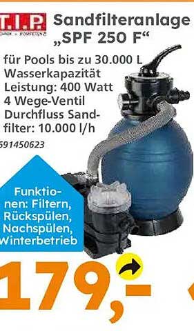 Sandfilteranlage „SPF 250 F“