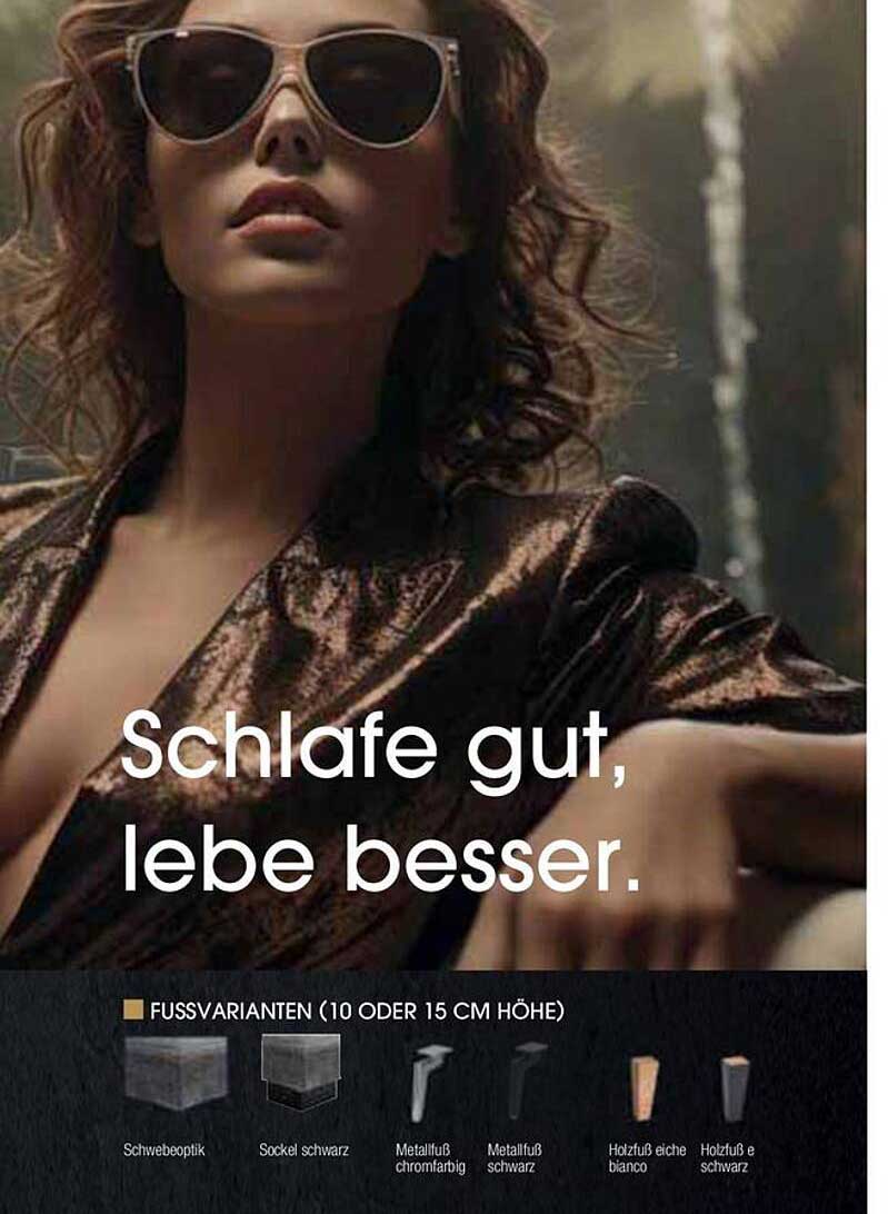 Schlafe gut, lebe besser.