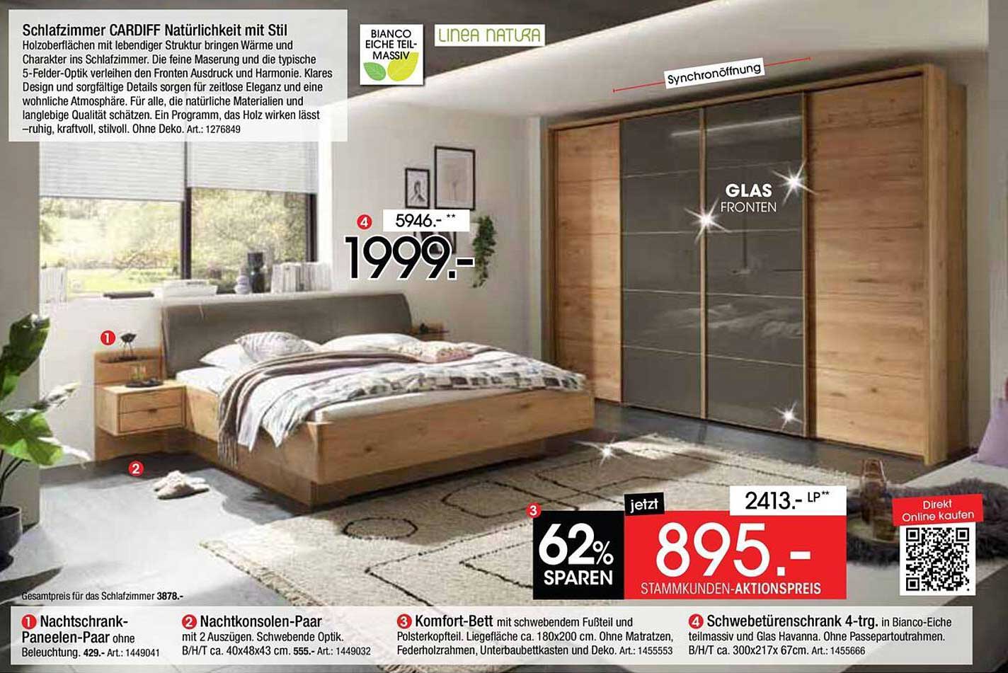 Schlafzimmer CARDIFF Natürlichkeit mit Stil
