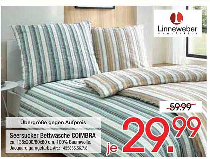 Seersucker Bettwäsche COIMBRA
