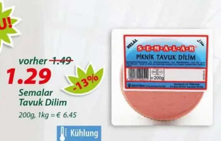 Semalar Tavuk Dilim