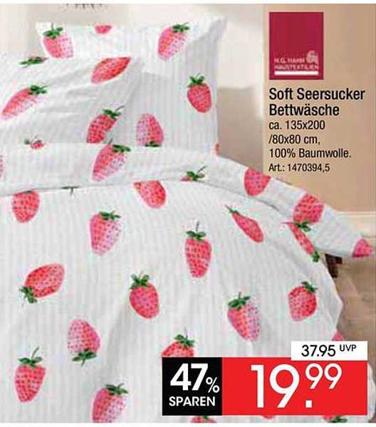 Soft Seersucker Bettwäsche