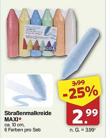 Straßenmalkreide MAXI*