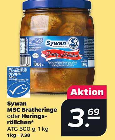Sywan MSC Bratheringe oder Heringsröllchen*