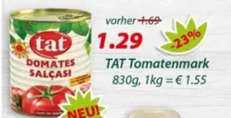 TAT Tomatenmark 830g, 1kg = € 1.55
