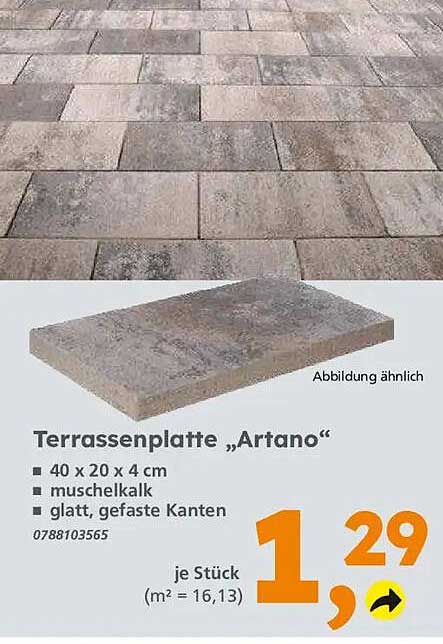 Terrassenplatte „Artano“
