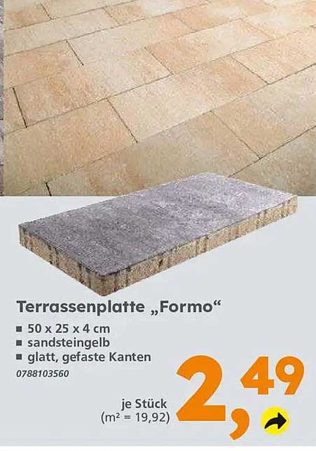 Terrassenplatte „Formo“
