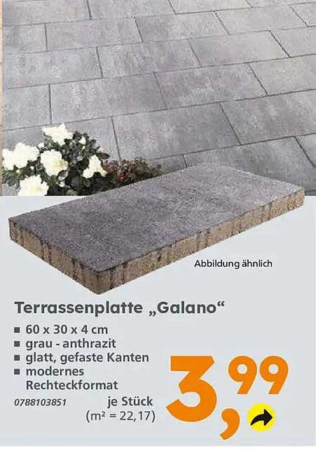 Terrassenplatte „Galano“