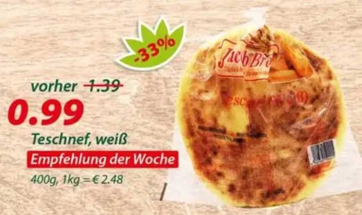 Teschnef, weiß Empfehlung der Woche