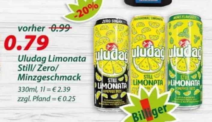 Uludag Limonata Still/ Zero/ Minzgeschmack
