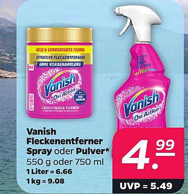 Vanish Fleckenentferner Spray oder Pulver*