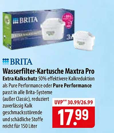 Wasserfilter-Kartusche Maxtra Pro