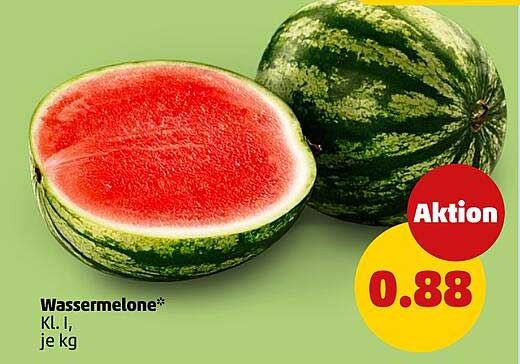 Wassermelone* Kl. I, je kg