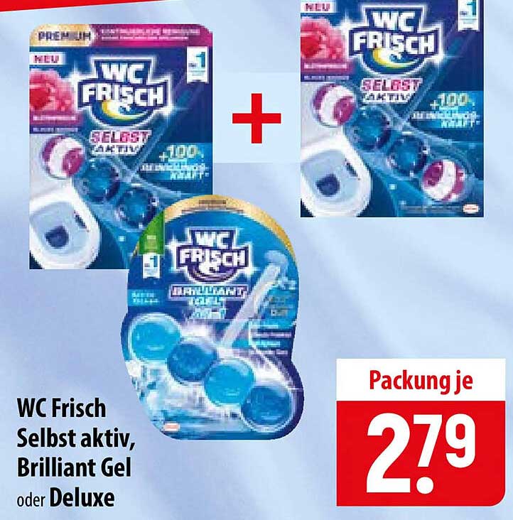 WC Frisch Selbst aktiv, Brilliant Gel oder Deluxe