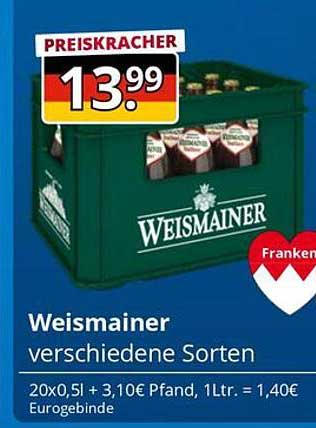 Weismainer verschiedene Sorten