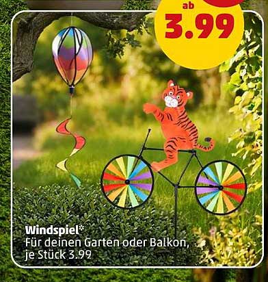 Windspiel* Für deinen Garten oder Balkon, je Stück