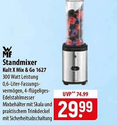 WMF Standmixer Kult X Mix & Go 1627