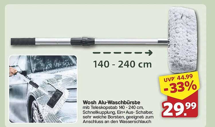 Wosh Alu-Waschbürste