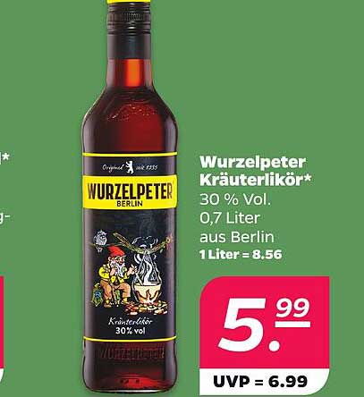 Wurzelpeter Kräuterlikör*