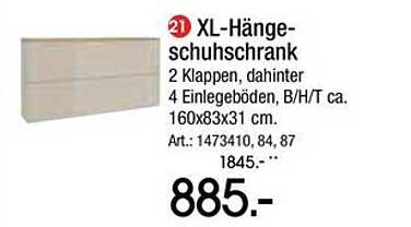 XL-Hänge-schuhschrank