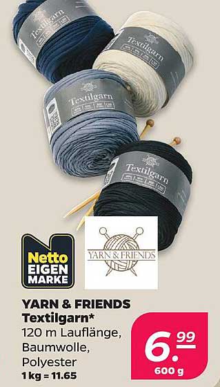 YARN & FRIENDS Textilgarn*