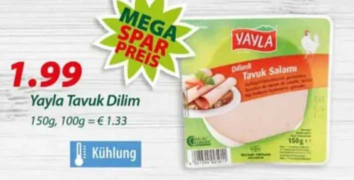 Yayla Tavuk Dilim