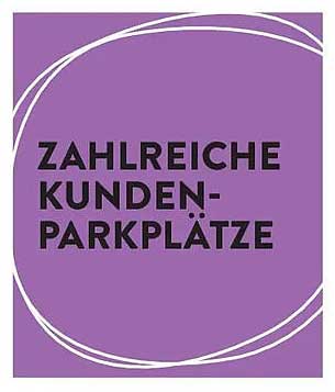 ZAHLREICHE KUNDEN-PARKPLÄTZE