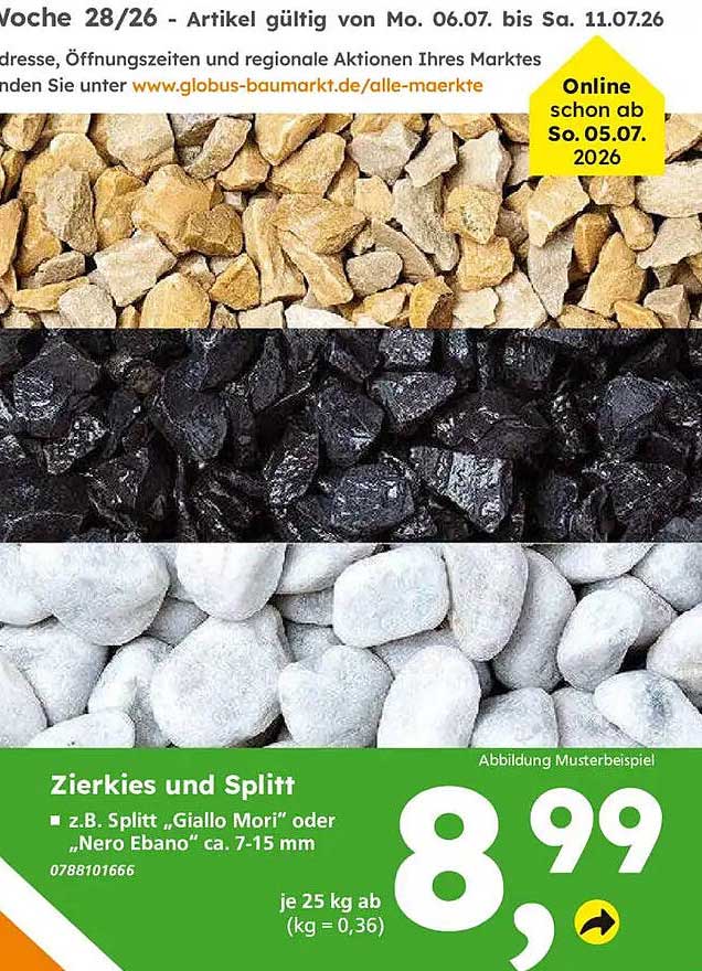 Zierkies und Splitt