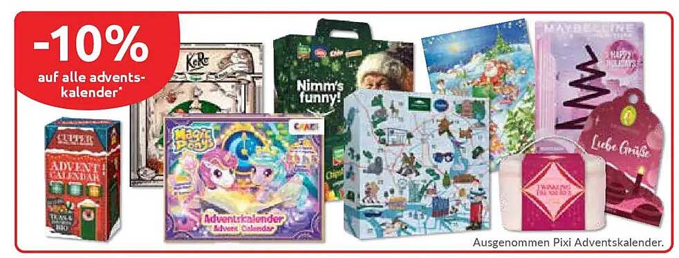 -10% auf alle adventskalender*