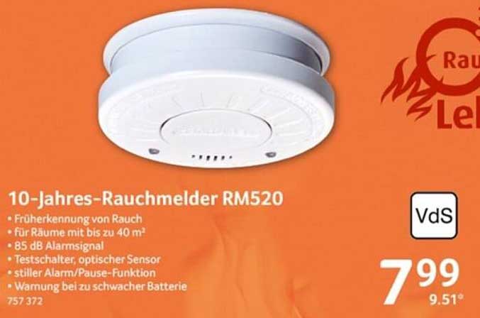 10-Jahres-Rauchmelder RM520