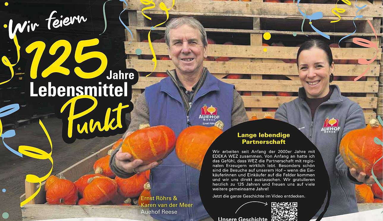 125 Jahre Lebensmittel Punkt - Ein Jubiläum, das gefeiert werden muss!