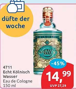 4711 Echt Kölnisch Wasser Eau de Cologne 150 ml