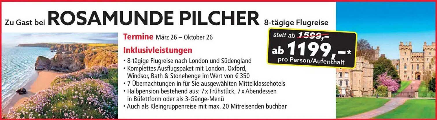 8-tägige Flugreise nach London und Südengland – Zu Gast bei Rosamunde Pilcher