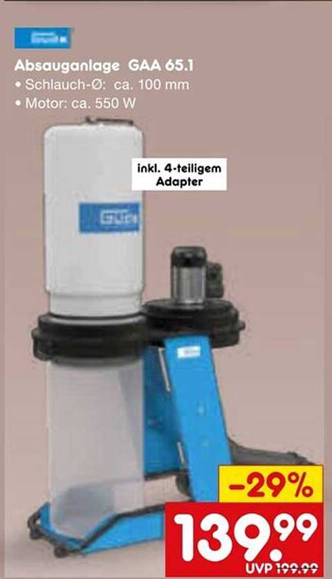 Absauganlage GAA 65.1