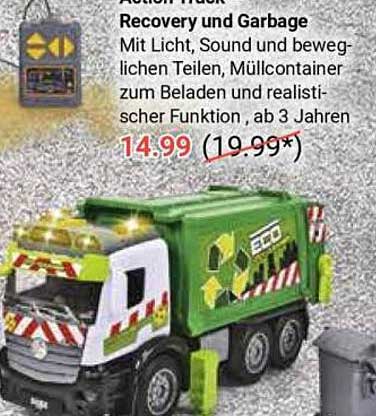 Action Truck Recovery und Garbage mit Licht und Sound
