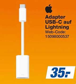 Adapter USB-C auf Lightning